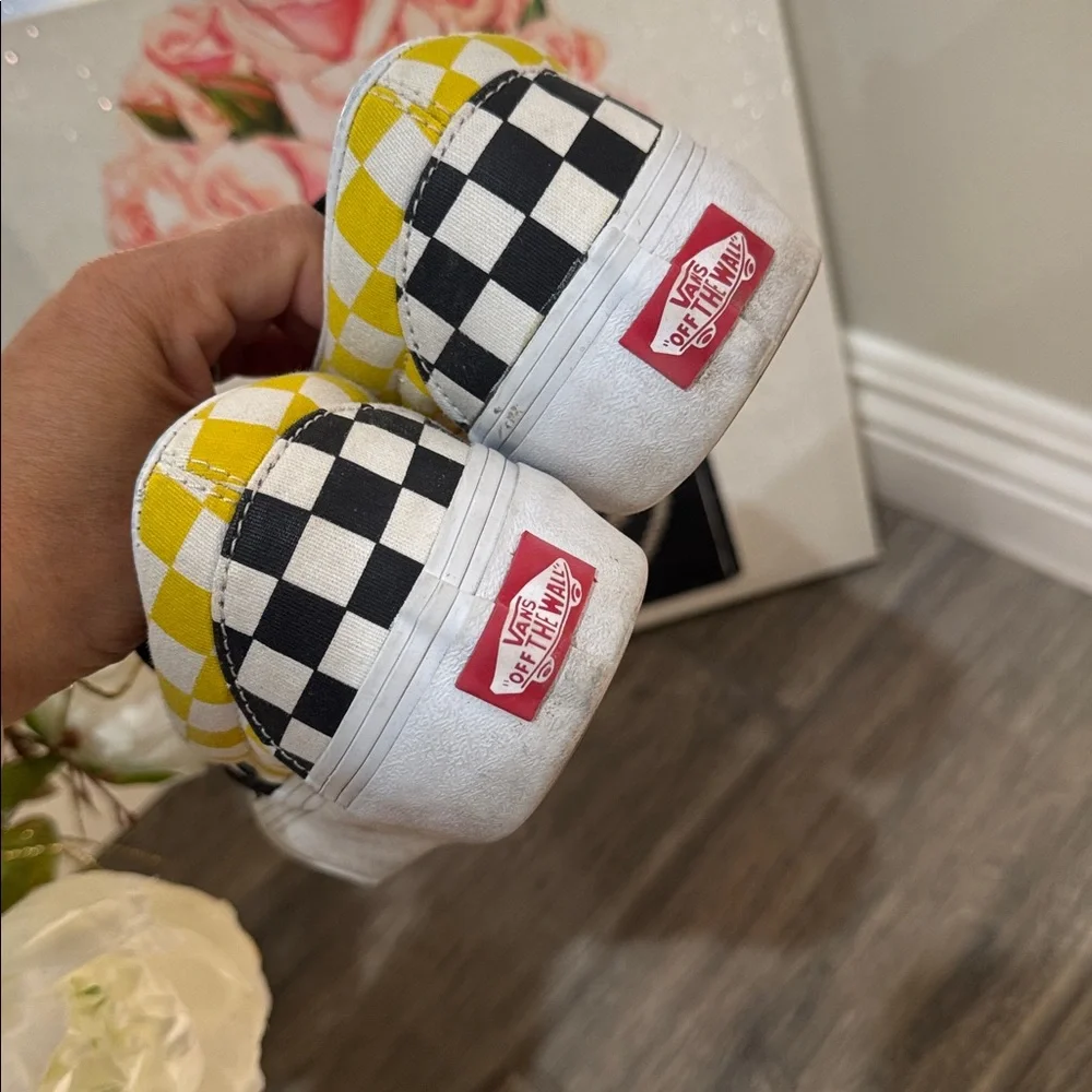 🌻vans sunflowers slip on platforms